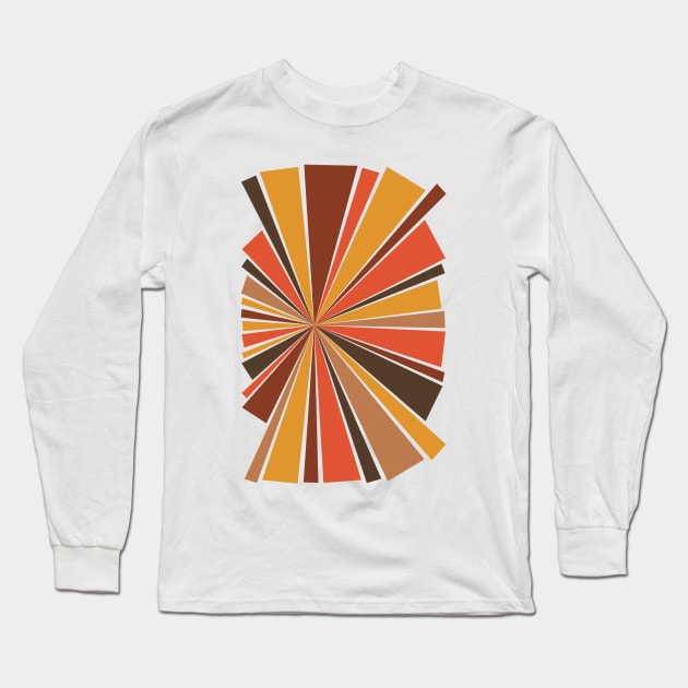 70's Star Burst Long Sleeve T-Shirt by ProjectM